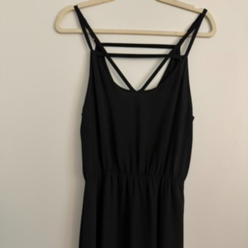 Style Loft black strappy dress size L